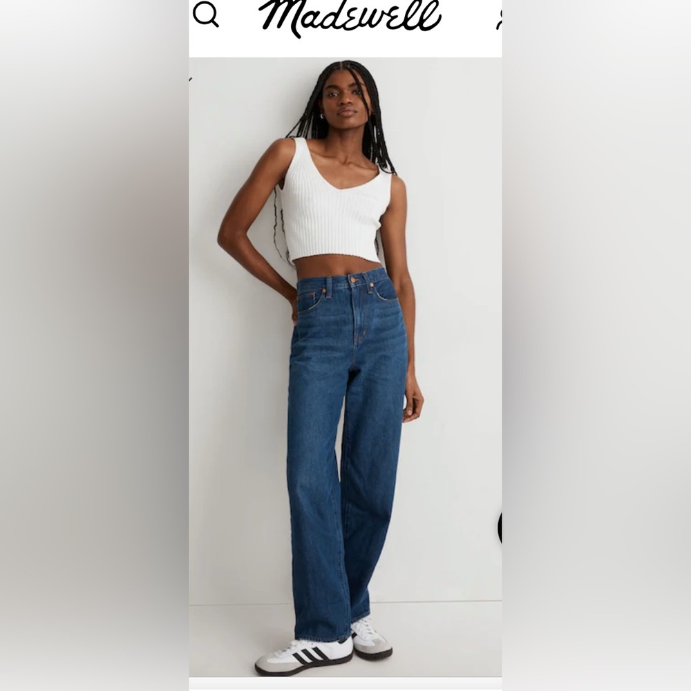 Madewell Women's Baggy Straight Jeans